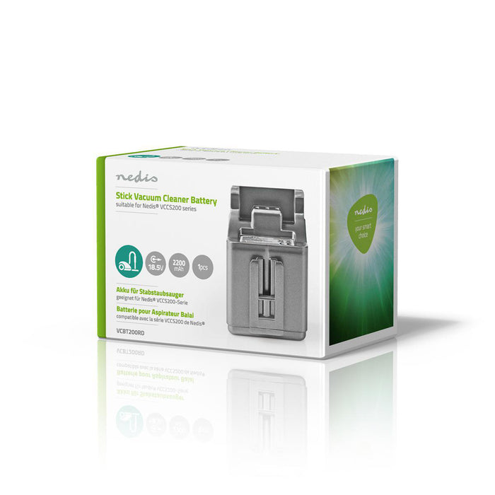 Nedis Vacuum Cleaner Battery - Suitable for: Nedis® VCCS200 Series, Li-Ion, 18.5 V DC, 2200 mAh - 40.7 Wh