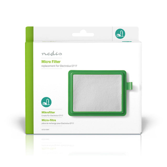 Nedis Vacuum Cleaner Microfilter - Replacement for: Electrolux / Tornado / Volta - Green, 