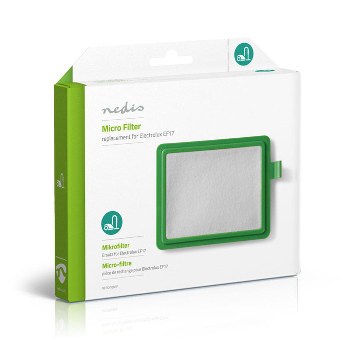 Nedis Vacuum Cleaner Microfilter - Replacement for: Electrolux / Tornado / Volta - Green, 