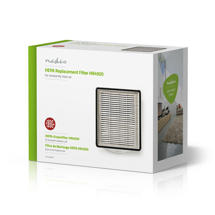 Nedis Replacement HEPA Filter - Replacement for: Philips - White, 