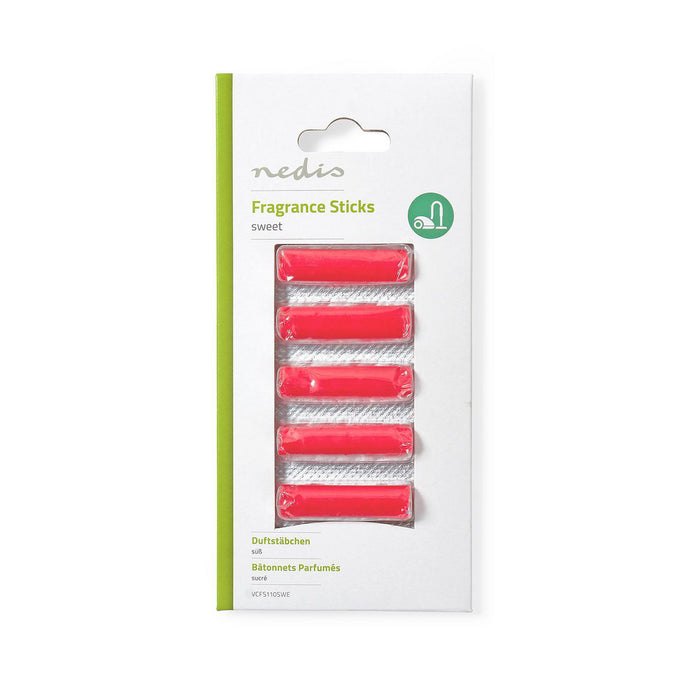 Nedis Vacuum Cleaner Fragrance - Sweet - 5 Refills - Red, 