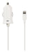 Valueline Car Charger 2.1 A Apple Lightning White