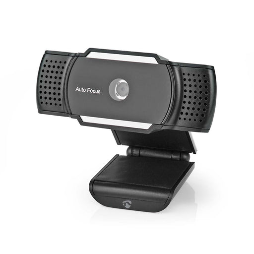 Nedis Webcam - 2K@30fps, Auto Focus, Built-In Microphone, Built-In Microphone - Black