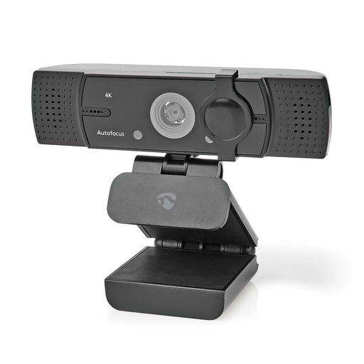 Nedis Webcam - Full HD@60fps / 4K@30fps, Auto Focus, Built-In Microphone, Built-In Microphone - Black
