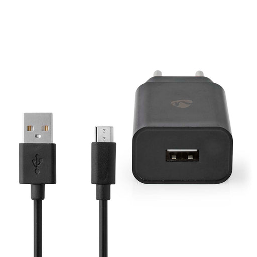 Nedis Wall Charger - 1x 2.1 A, Number of outputs: 1, Port type: 1x USB-A, 10.50 W - Single Voltage Output