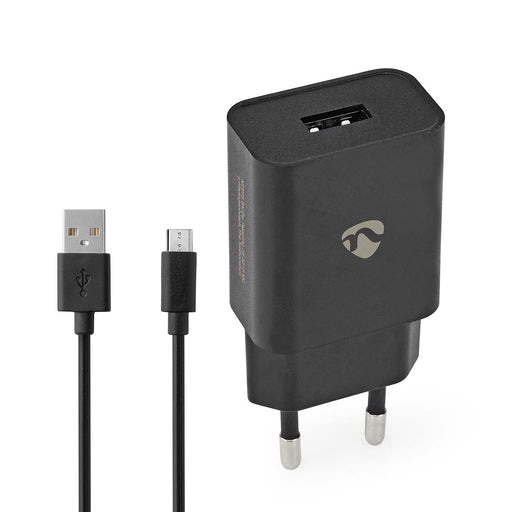 Nedis Wall Charger - 1x 2.1 A, Number of outputs: 1, Port type: 1x USB-A, 10.50 W - Single Voltage Output