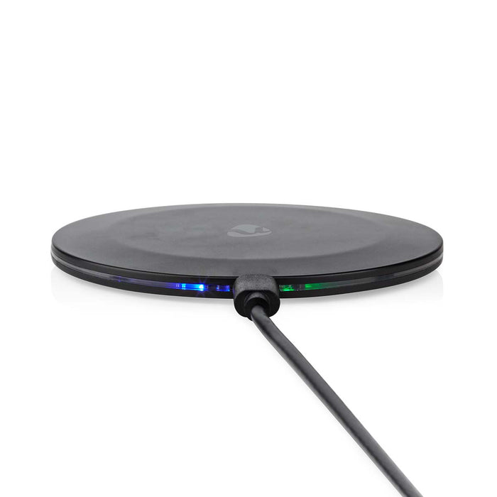 Nedis Wireless Charger - 5 / 7.5 / 10 / 15 W, 2 A, LED-indicator in use, USB Type-A - 1.00 m