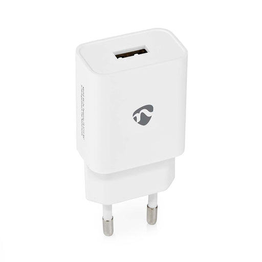 Nedis Wall Charger - 1x 2.4 A, Number of outputs: 1, Port type: 1x USB-A, 12 W - Single Voltage Output