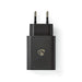 Nedis Wall Charger - 1.5 A / 2.0 A / 2.5 A / 3.0 A, Number of outputs: 1, Port type: 1x USB-C, 15 / 27 / 30 / 32 W - Automatic Voltage Selection