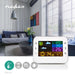 Nedis Weather Station - Indoor & Outdoor, Including wireless weather sensor, Weather forecast, Colour LCD Display - Alarm clock function