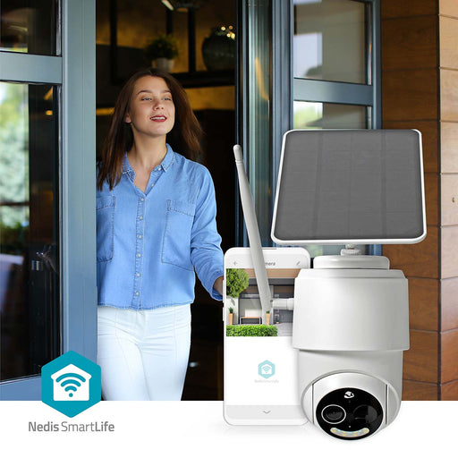 Nedis SmartLife Outdoor Camera - Wi-Fi, Full HD 1080p, Pan tilt, Night vision - White