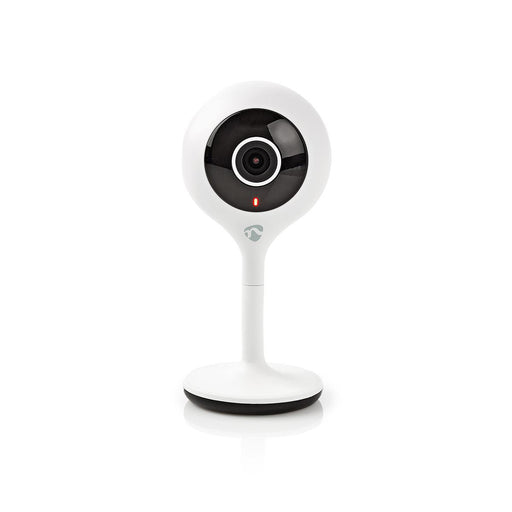 Nedis SmartLife Indoor Camera - Wi-Fi, HD 720p, Cloud Storage (optional) / microSD (not included), Night vision - White