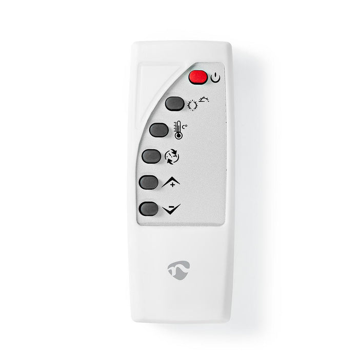 Nedis SmartLife Convection Heater - Wi-Fi, Suitable for bathroom, Glass Panel, Adjustable thermostat - White