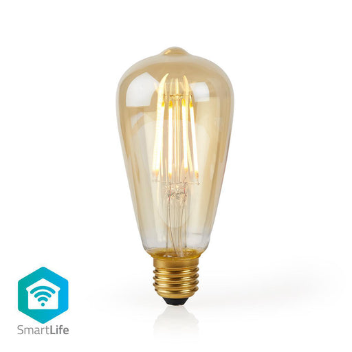 Nedis SmartLife LED Filament Bulb - Wi-Fi, E27, 500 lm, ST64 - 1 pcs