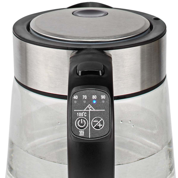 Nedis SmartLife Electric Kettle - Wi-Fi, 1.7 l, Glass, Boil-dry protection - Android / IOS