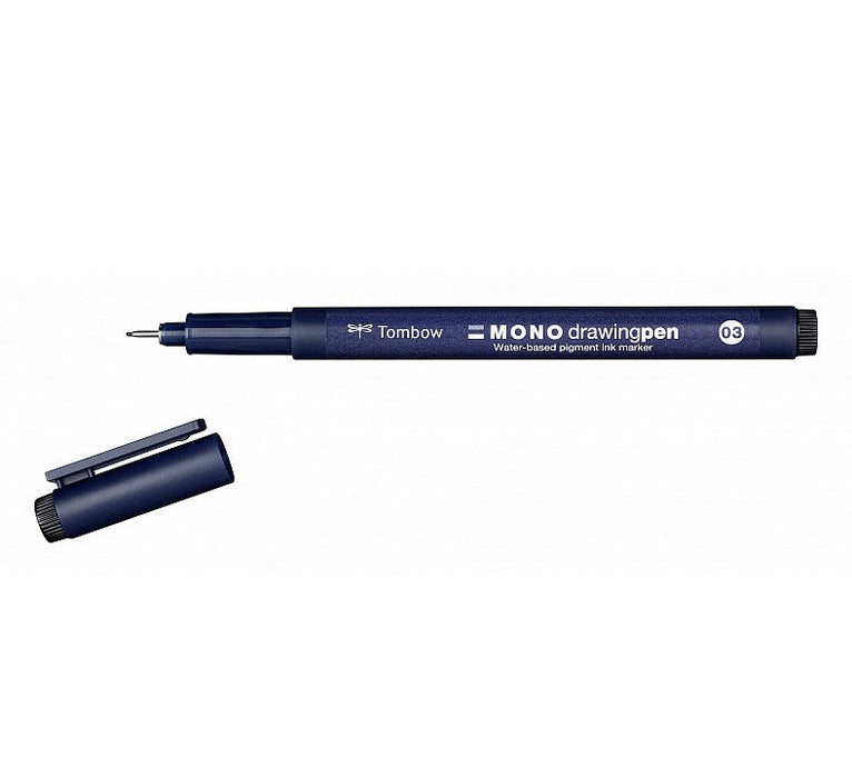 Tombow WS-EFL01 0.24 mm Mono Drawing Pen - Black