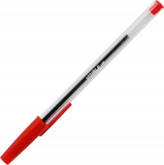 niceday Ballpoint Pen Medium Tip - Red (Box of 50)