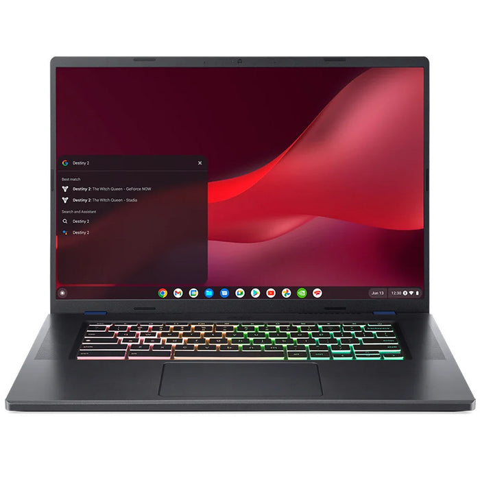 Acer Chromebook 516 GE CBG516-1H - Intel Core i5 1240P / 1.7 GHz - Chrome OS - Intel Iris Xe Graphics - 8 GB RAM - 256 GB SSD - 16" IPS 2560 x 1600 (WQXGA) @ 120 Hz - 802.11a/b/g/n/ac/ax (Wi-Fi 6E) - titanium grey - kbd: UK