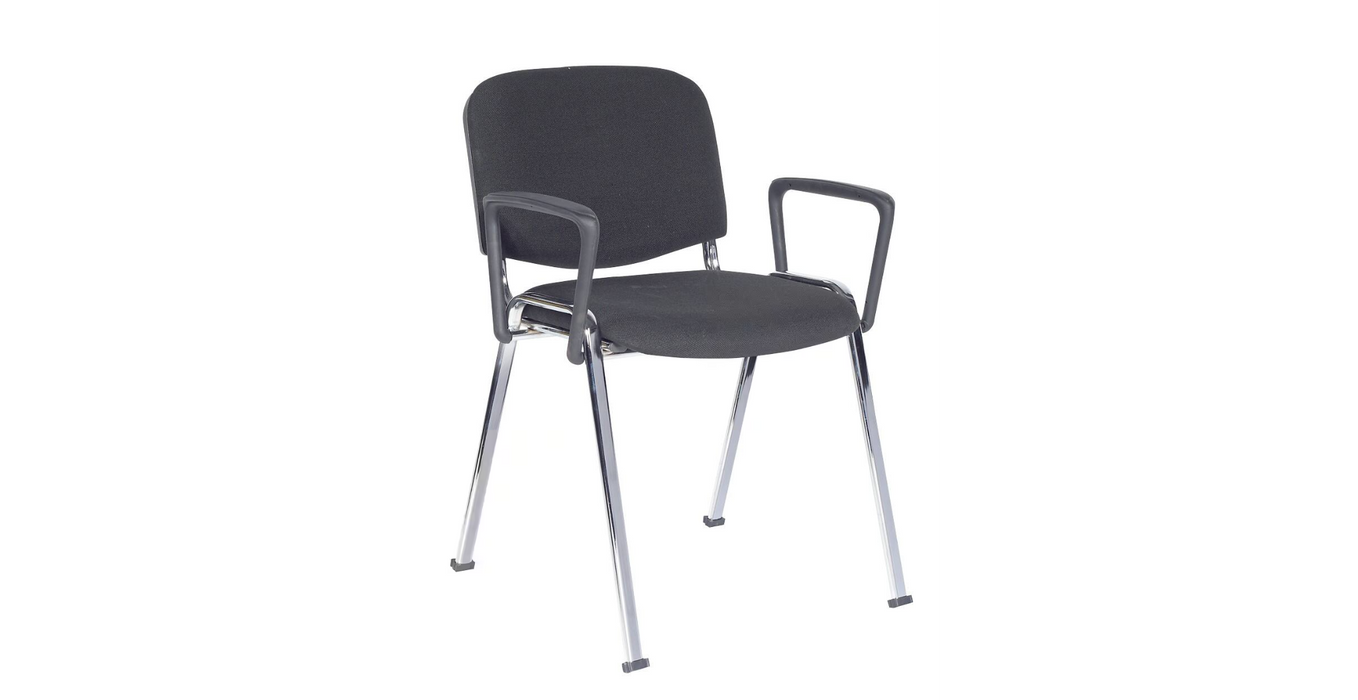 Niceday ISO Fixed Armrests in Black - 2 Units