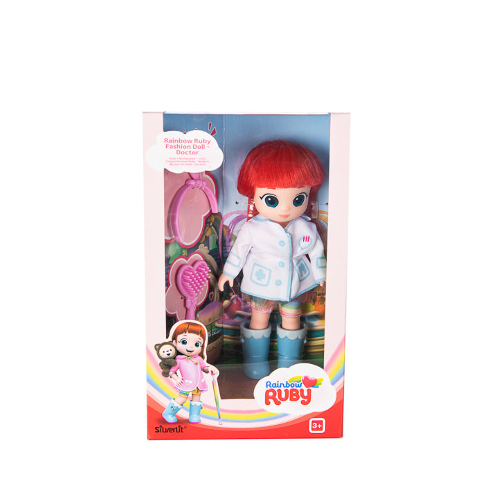 Rainbow Ruby - Fashion Doll w/acc 20cm /89040 - ASSORTED