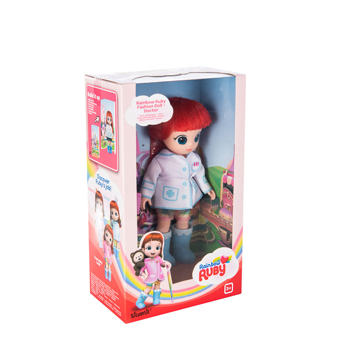 Rainbow Ruby - Fashion Doll w/acc 20cm /89040 - ASSORTED