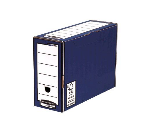 Best Value Fellowes Premium Transfer File 127mm Blue PK10