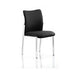 Academy Visitor Chair Black Fabric Back Without Arms BR000004