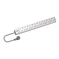 Schneider Actassi - Power distribution strip (rack-mountable) - AC 240 V - output connectors: 7 - 1U - 19" - 3 m - United Kingdom - aluminium