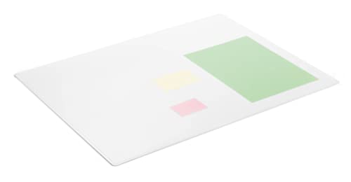 Durable Desk Mat PP Contoured Edges 650x500mm Transparent 712319