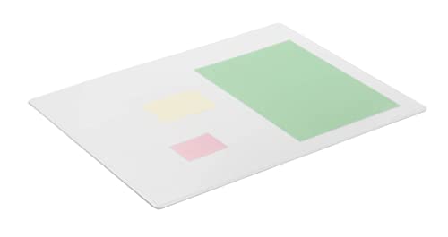 Durable Desk Mat PP Contoured Edges 530x400mm Transparent 712219