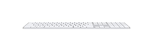 Apple Magic Keyboard with Touch ID and Numeric Keypad - Keyboard - Bluetooth, USB-C - AZERTY - French - for iMac (Early 2021), Mac mini (Late 2020), MacBook Air (Late 2020), MacBook Pro