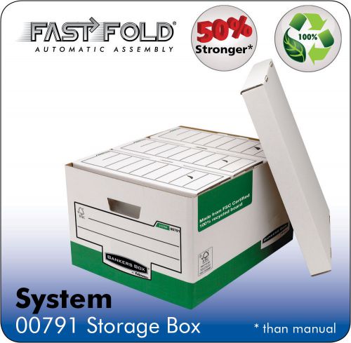 Best Value Fellowes System Storage Box Green PK10