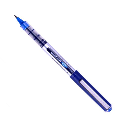 Best Value Uni-Ball Eye Micro UB-150 Rollerball Pen 0.5mm Blue PK12