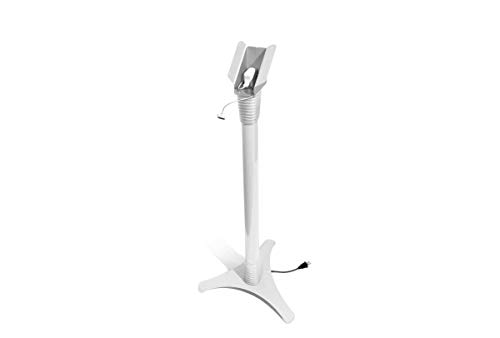 Compulocks Adjustable Height VESA Mount Security Floor Stand White - Stand - aluminium - white - floor-standing