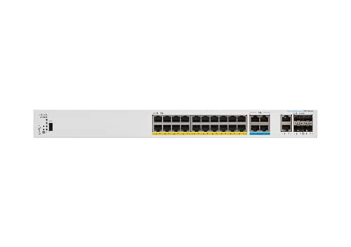 Cisco Business 350 Series CBS350-24MGP-4X - Switch - L3 - Managed - 20 x 10/100/1000 (PoE+) + 4 x 2.5GBase-T (PoE+) + 2 x 10 Gigabit SFP+ + 2 x combo 10GBase-T - rack-mountable - PoE+ (375 W)