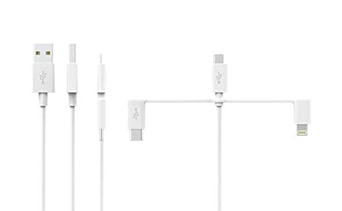 OtterBox Standard Mobile Charging Kit - Power bank - 5000 mAh - 10.5 Watt - 2.1 A - Apple Fast Charge, FC (USB) - on cable: Micro-USB, USB, USB-C