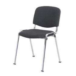 Best Value Easy-stacking Conference Chairs - Pack of 4 - Black