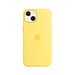 Apple - Back cover for mobile phone - with MagSafe - MagSafe compatibility - silicone - lemon zest - for iPhone 13
