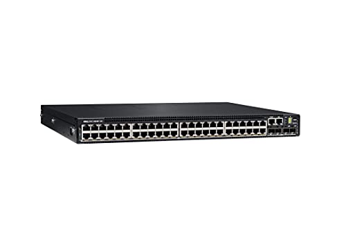 Dell EMC PowerSwitch N3200-ON Series N3248P-ON - Switch - L3 - Managed - 48 x 10/100/1000 (PoE+) + 4 x 10 Gigabit SFP+ + 2 x 100 Gigabit QSFP28 - front to back airflow - rack-mountable - PoE+ - CAMPUS Smart Value