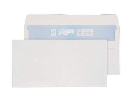 Best Value Nature First Wallet S/S DL 90gsm White RN17882 PK1000