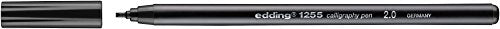 Best Value edding 1255 2.0 mm Calligraphy Pen - Black (Pack of 10)