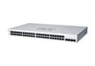 Cisco Business 220 Series CBS220-48P-4X - Switch - smart - 48 x 10/100/1000 (PoE+) + 4 x 10 Gigabit SFP+ (uplink) - rack-mountable - PoE+ (382 W)