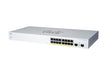 Cisco Business 220 Series CBS220-16T-2G - Switch - smart - 16 x 10/100/1000 + 2 x Gigabit SFP (uplink) - rack-mountable