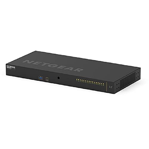 NETGEAR AV Line M4250-16XF - Switch - L3 - Managed - 16 x 10 Gigabit SFP+ - side to side airflow - rack-mountable