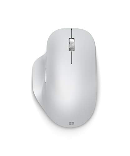 Microsoft Bluetooth Ergonomic Mouse - Mouse - ergonomic - optical - 5 buttons - wireless - Bluetooth 5.0 LE - Glacier