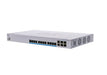 Cisco Business 350 Series CBS350-12NP-4X - Switch - L3 - Managed - 12 x 100/1000/2.5G/5GBase-T (PoE+) + 2 x combo 10 Gigabit SFP+/RJ-45 + 2 x 10 Gigabit SFP+ - rack-mountable - PoE+ (375 W)