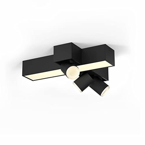 Philips Hue White and Color Ambiance Centris - Ceiling spot light - LED light bulb / LED x 3 - total: 42.1 W - 16 million colours - 2000-6500 K - black