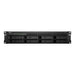 Synology RackStation RS1221+ - NAS server - 8 bays - rack-mountable - SATA 6Gb/s - RAID 0, 1, 5, 6, 10, JBOD - RAM 4 GB - Gigabit Ethernet - iSCSI - 2U