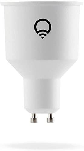 LIFX - LED spot light bulb - GU10 - 6 W - class G - 16 million colours - 2500-9000 K - pearl white