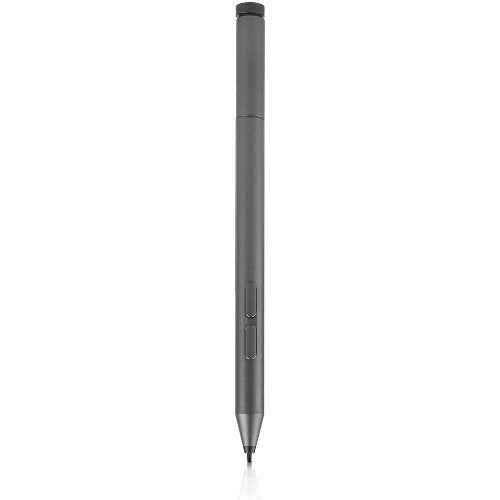 Lenovo Active Pen 2 - Stylus - 3 buttons - wireless - Bluetooth - grey - for ThinkBook Plus G2 ITG, ThinkPad L13 Yoga Gen 2, X1 Yoga Gen 6, X13 Yoga Gen 2, Yoga 6 13